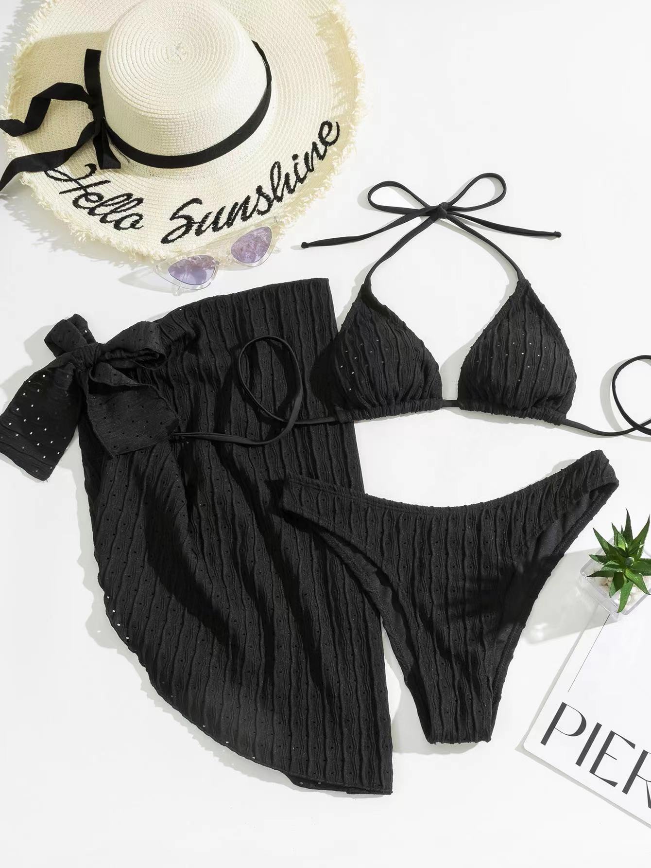 Swimsuit Backless Drawstring Banded Bikini Suit