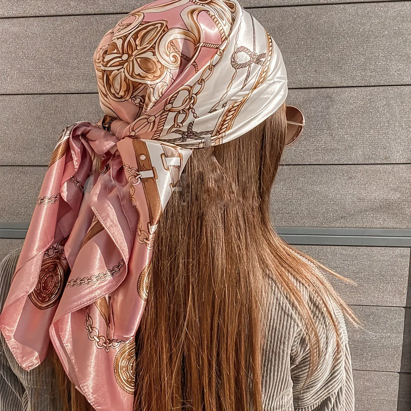 Women’s Elegant Head Scarf – Decorative Hair Bandana